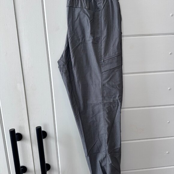 NEW Healing Hands Jogger Scrub Pants – Heather Grey | Soft Stretch - Picture 3 of 3